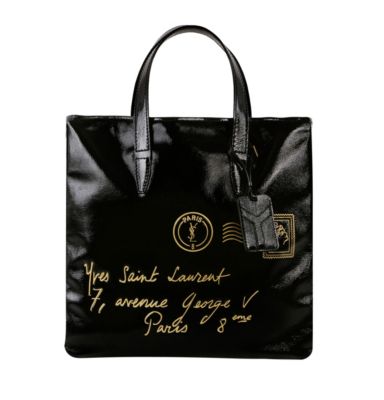 Yves Saint Laurent - US - Medium Y-Mail Tote in Black Leather - Handbags :  yves bag ysl yves saint laurent