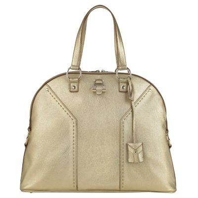Oversized Metallic Leather Muse in Silver or Gold