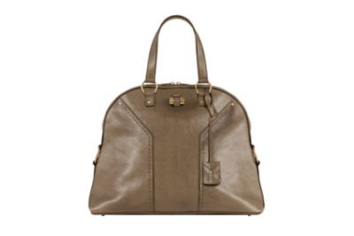Oversized Muse Bag in Natural Leather