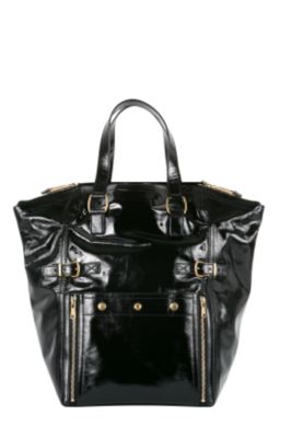 Large Downtown in Black Patent