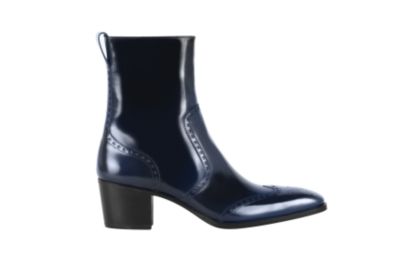 Boot in Bordeaux or Navy Leather
