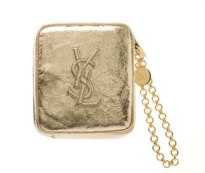 YSL Metallic Leather Wristlet in Multiple Colors