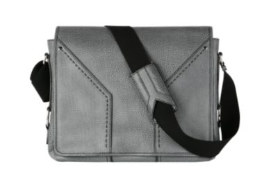 Muse Messenger Bag in Black Leather