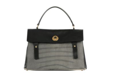 Large Muse II with Mixed Leathers in Sky Anthracite