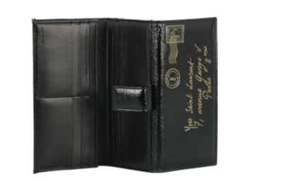 Yves Saint Laurent - US - Y-Mail Patent Flap Wallet in Black - Wallets :  yves yves saint laurent patent mail