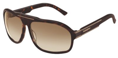 Rectangular Frame Sunglasses in Brown