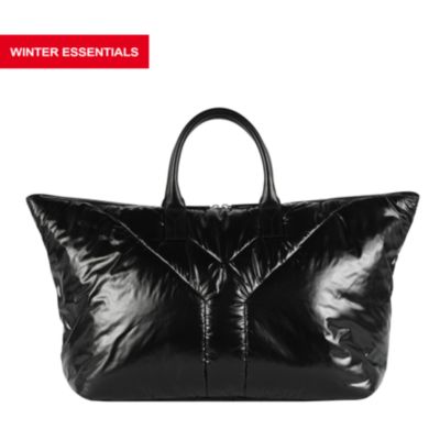 Tote Bag in Black Nylon