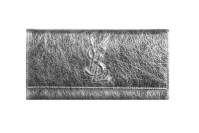 Belle De Jour Large Flap Wallet in Metallic Colors