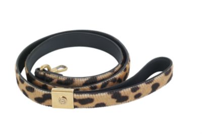 Natural Leopard Small Pet Leash