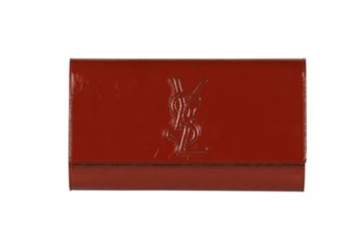 Belle De Jour Large Clutch in Opium Patent Leather