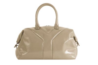 Easy Handbag in Black or Beige Soft Patent