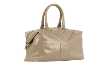 Easy Handbag in Black or Beige Soft Patent
