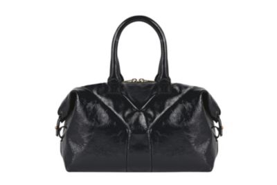 Easy Handbag in Deep Brown Soft Patent