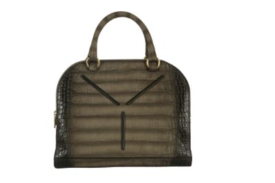 32 Top Handle Bag in Suede