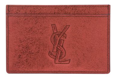 YSL Metallic Leather Card Case in Multiple Colors