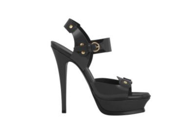 Yves Saint Laurent - US - Patent Platform Studded Sandal in Various Colors - Sandal