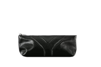 Pencil Case in Black Patent