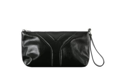 Cosmetic or Toiletry Case in Black or Beige Patent