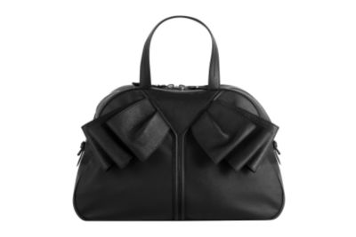 Large Handbag in Black or Stone Soft Textured Leather
