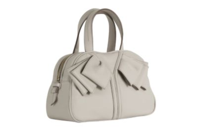 Large Handbag in Black or Stone Soft Textured Leather