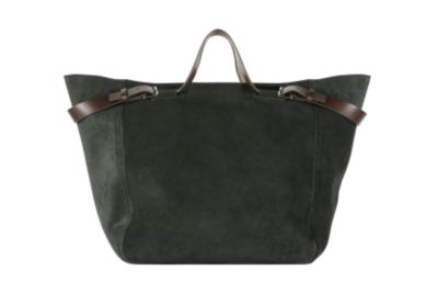 Deconstructed Tote Bag in Black Canvas