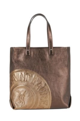 Large Logo Tote in Metallic Colors