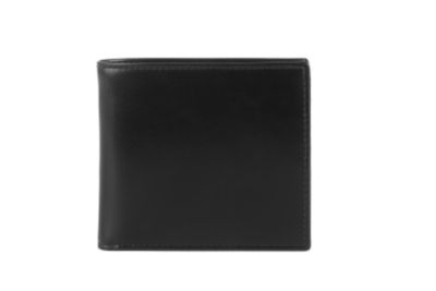 Wallet in Black and Navy Leather