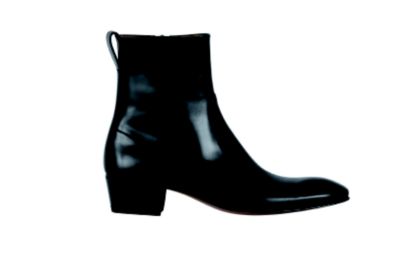 Boot in Black or Burgundy Leather