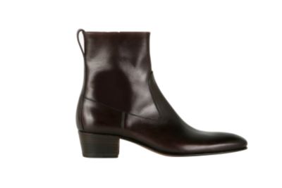 Boot in Black or Burgundy Leather