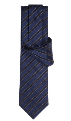 Tie in dark blue silk