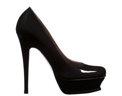 New Platform Pump in Patent Leather