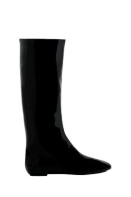 Tube Flat Boot with Rubber Sole