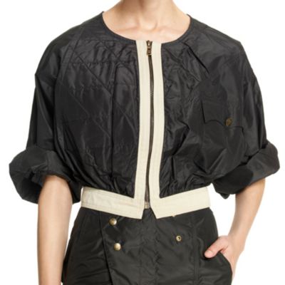 Zip-front Blouson