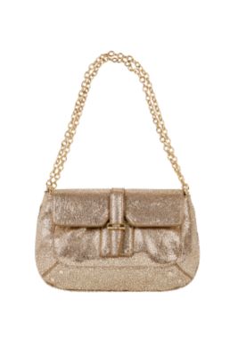 Medium Emma Flap Bag in Sahara or Grey Leather