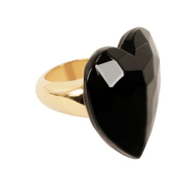 Heart Ring - Black