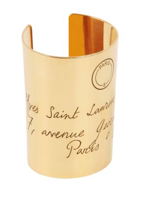Gold-Tone Address Cuff