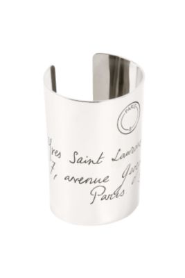 Silver-Tone Address Cuff