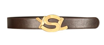 YSL Logo Buckle Belt