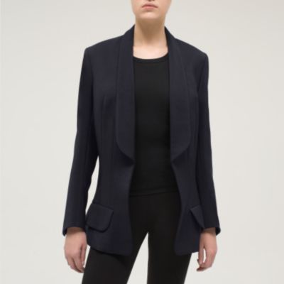Wool & Canvas Black Tuxedo Jacket