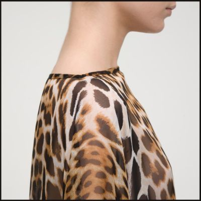 Leopard Printed Poncho