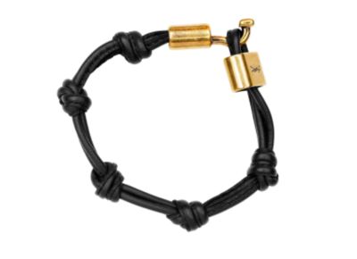 Knotted Leather Bracelet