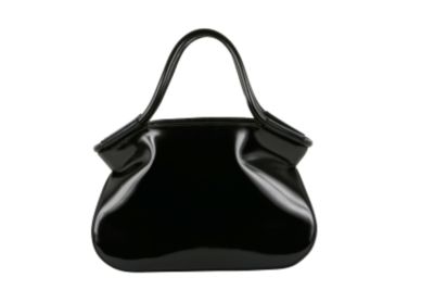 Totem Bag in Black Textured Leather