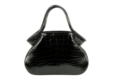 Crocodile Totem Bag in Black or Turquoise