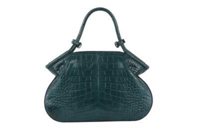 Crocodile Totem Bag in Black or Turquoise