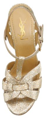 Metallic Platform Sandal 105 mm