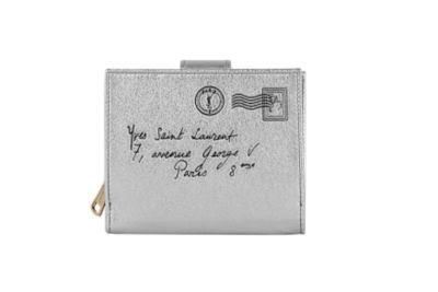 Y-Mail Silver Zip Wallet
