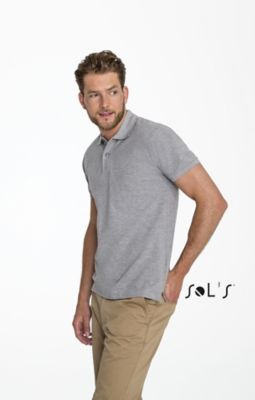 POLO HOMME PIQUÉ LOURD MANCHES COURTES
