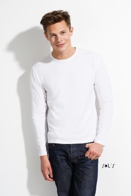 TEE-SHIRT HOMME COL ROND MANCHES LONGUES