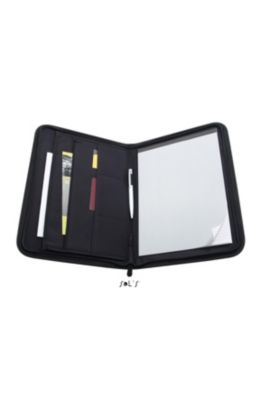 CONFÉRENCIER MICROFIBRE A4 AVEC BLOC PAPIER